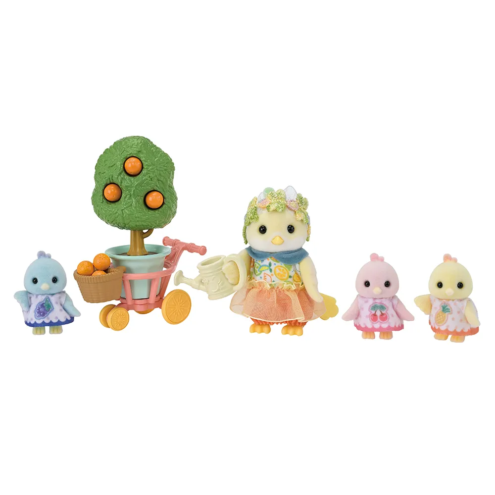 Sylvanian Families Citrus Bird Family (5860) figure