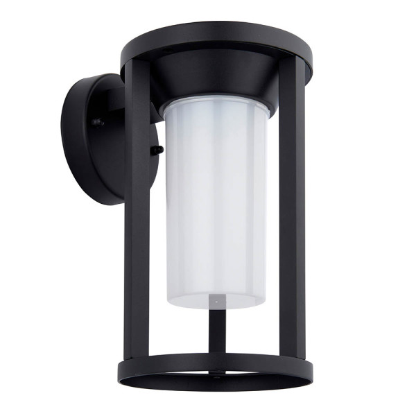Kinkiet zewnętrzny BRADEN tuba czarno-biały 1xE27x10W IP44 Endon