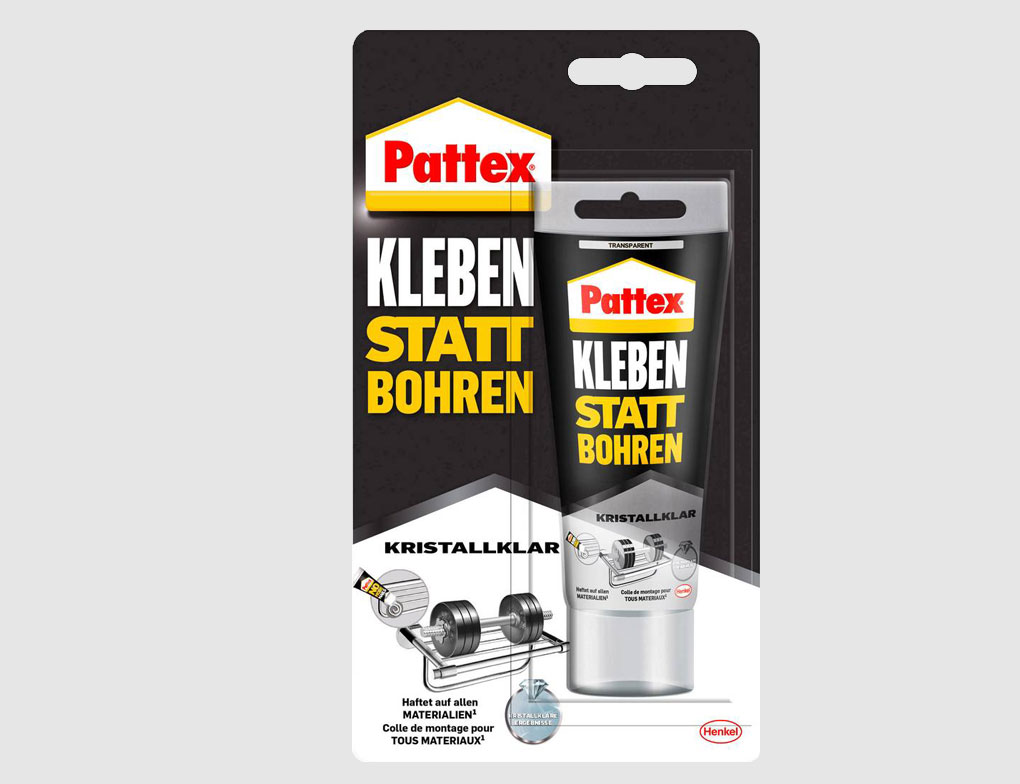 Pattex Kleben statt Bohren