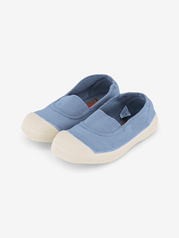 Tennis elastique enfant denim