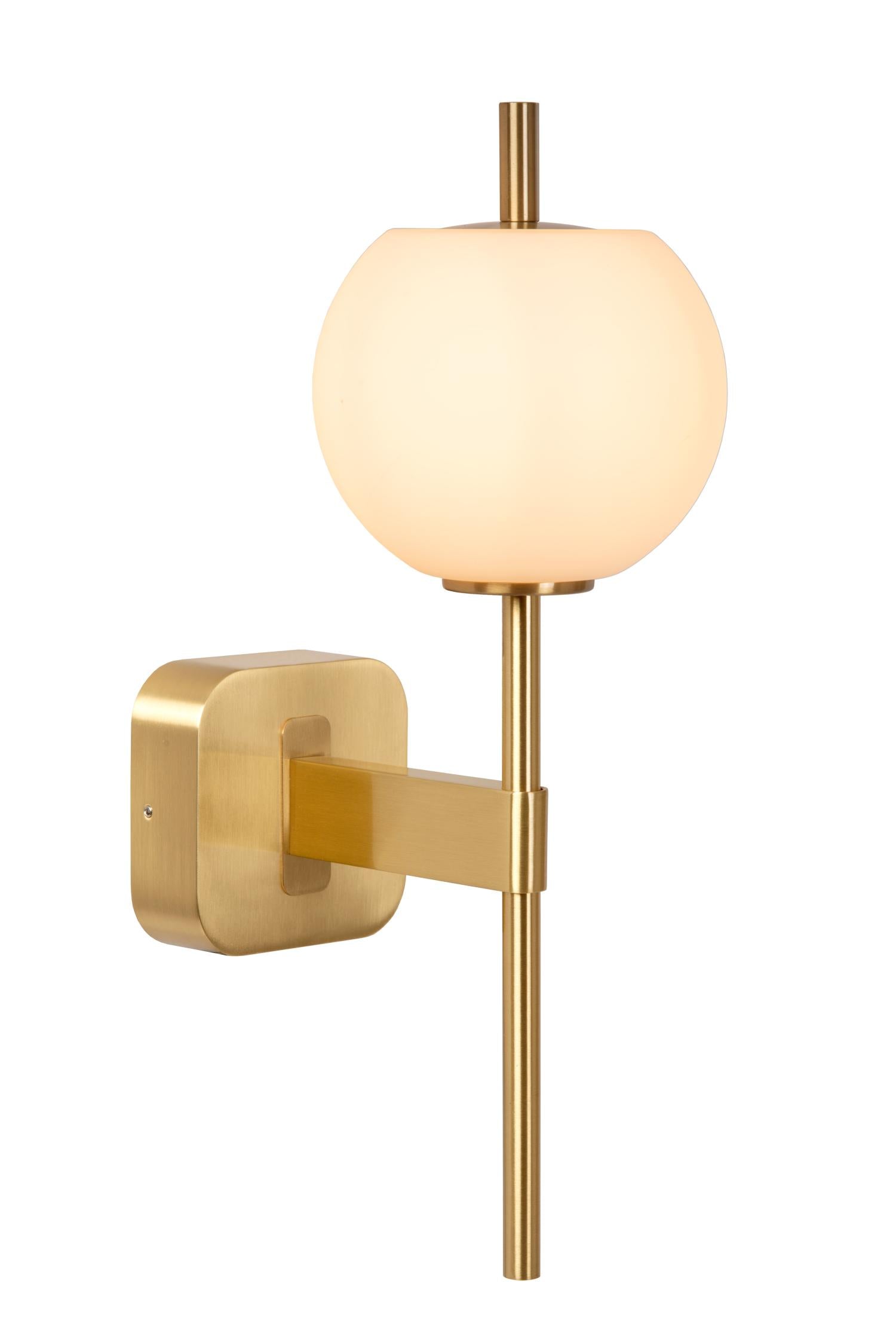 Lucide ELDA Wandlamp - Mat Goud   Messing