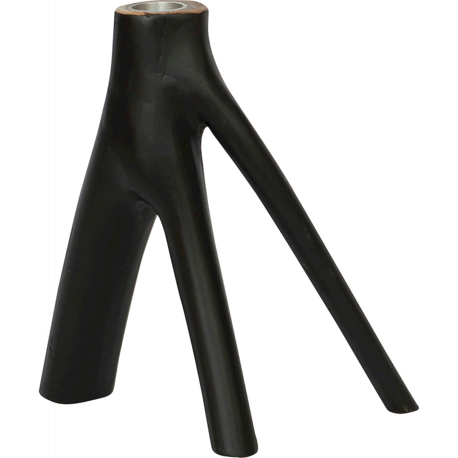 BALI BAZAR - Bougeoir Bois Noir