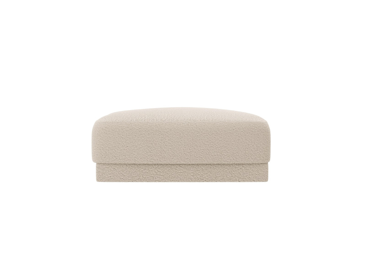Micadoni Poef Miley boucle beige - 90x90x40cm