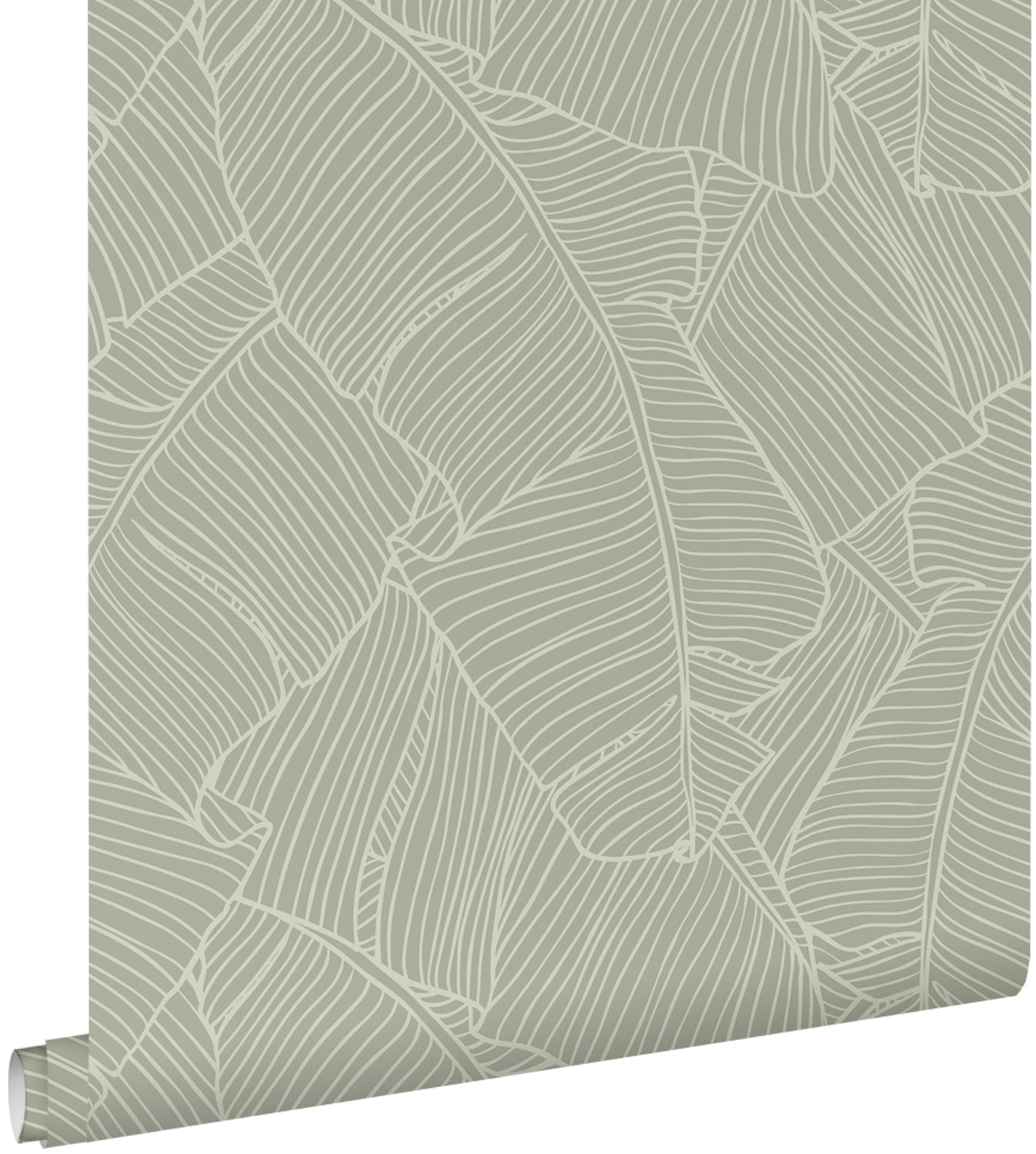 ESTAhome behang bladeren mintgroen - 53 cm x 10.05 m - 130934