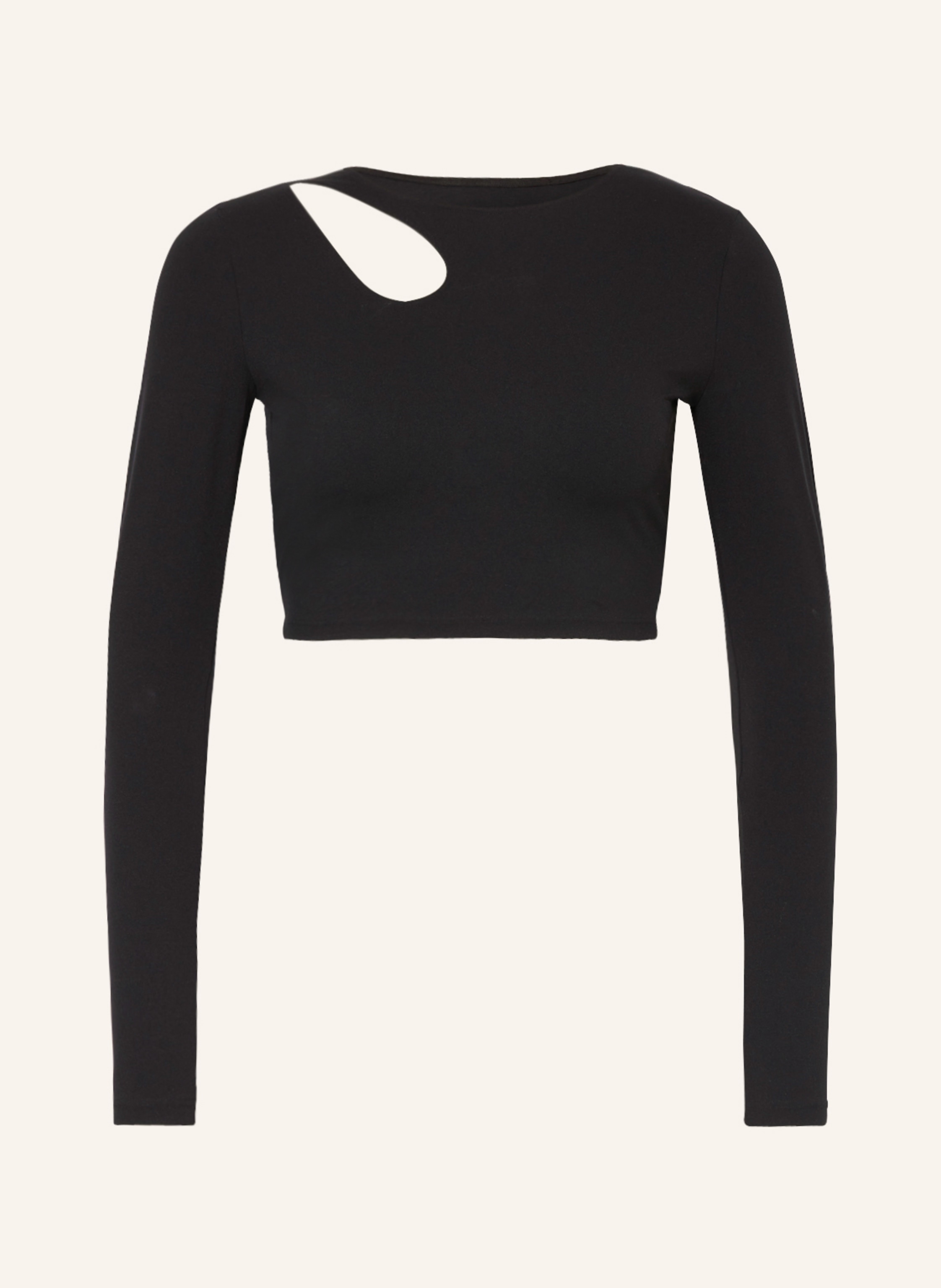 Wolford Cropped-Longsleeve mit Cut-out