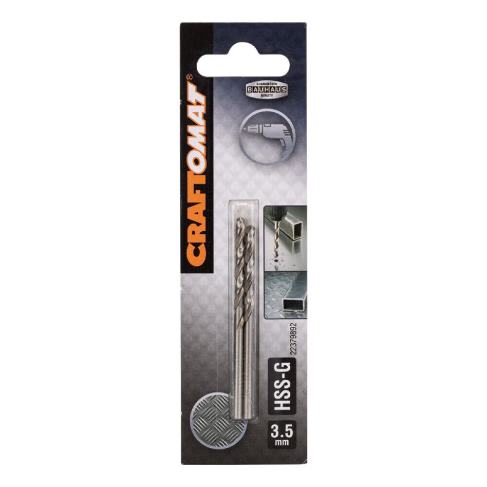 BOR CRAFTOMAT HSS-G 3,5MM 2STK