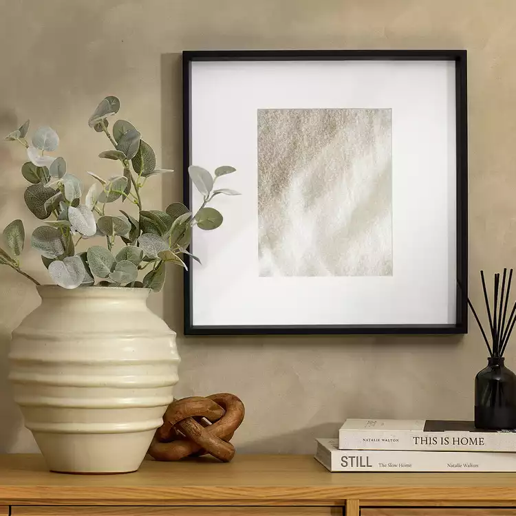 Habitat Black Wooden Picture Frame - 8x10"