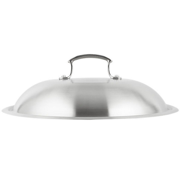 Couvercle Haut Miramar Cookware 32,4 à 35,6 cm - Pujadas - Gris - l0.1- L0.1- P0.1- h10.2- Aluminium/inox