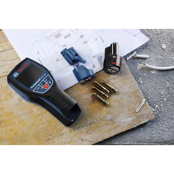 Materialdetektor »D-tect 120 Prof«, blau