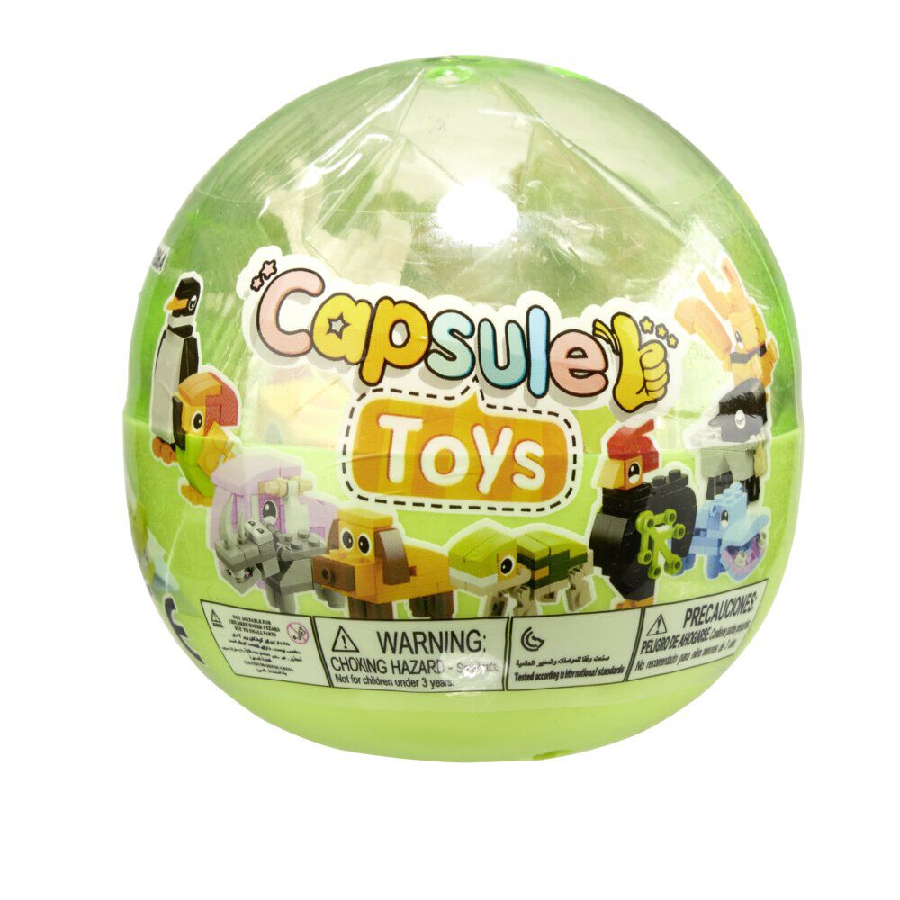 Capsule oeuf animal à construire Ø6,5cm (3 modèles)