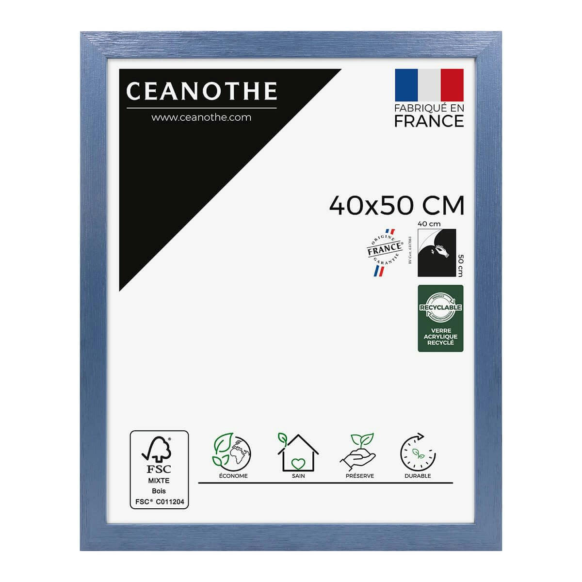 TUTTI FRUTTI - Cadre photo Tutti Frutti myrtille 40x50 cm bois reconstitué fsc