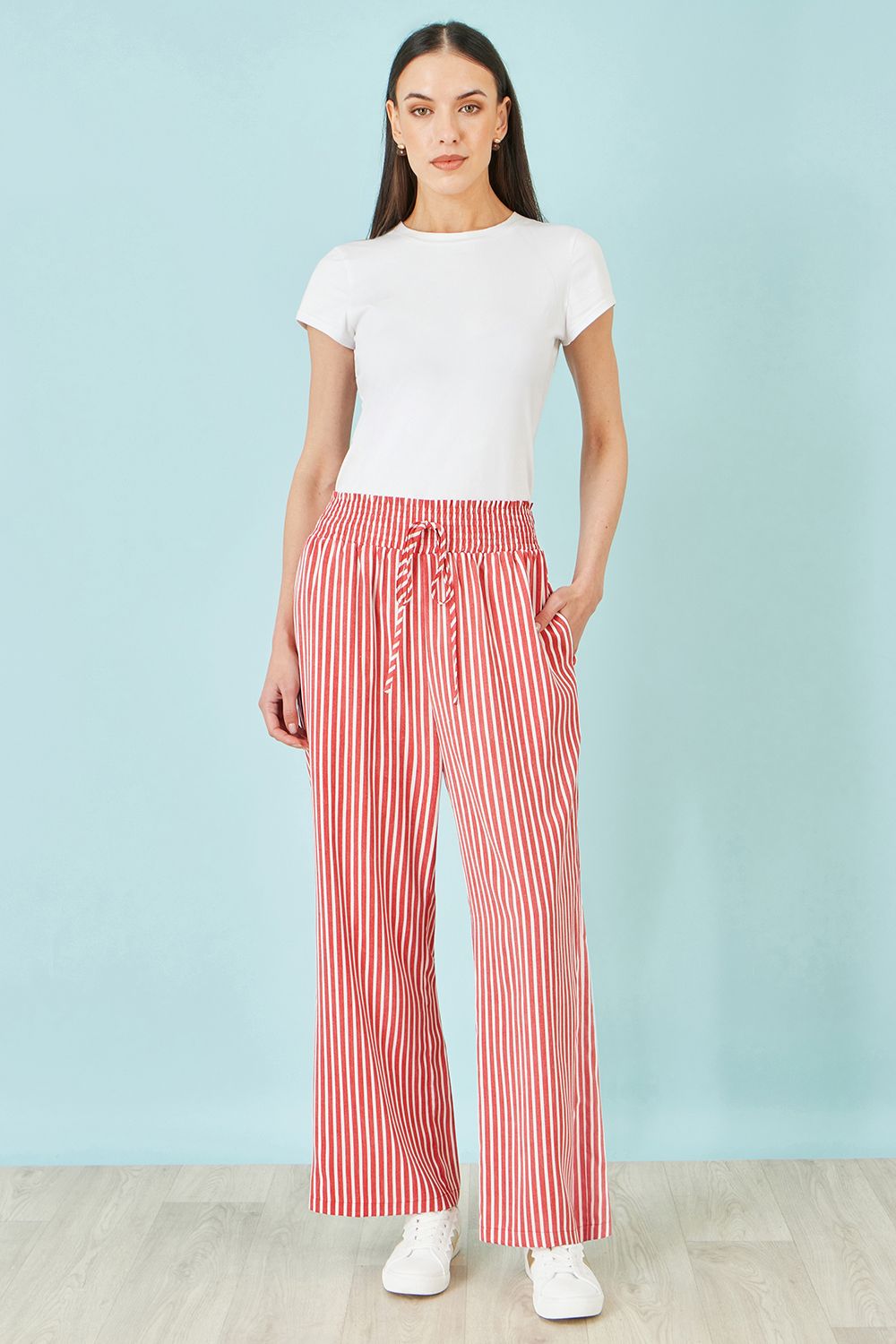 Yumi Stripe Relaxed Trousers