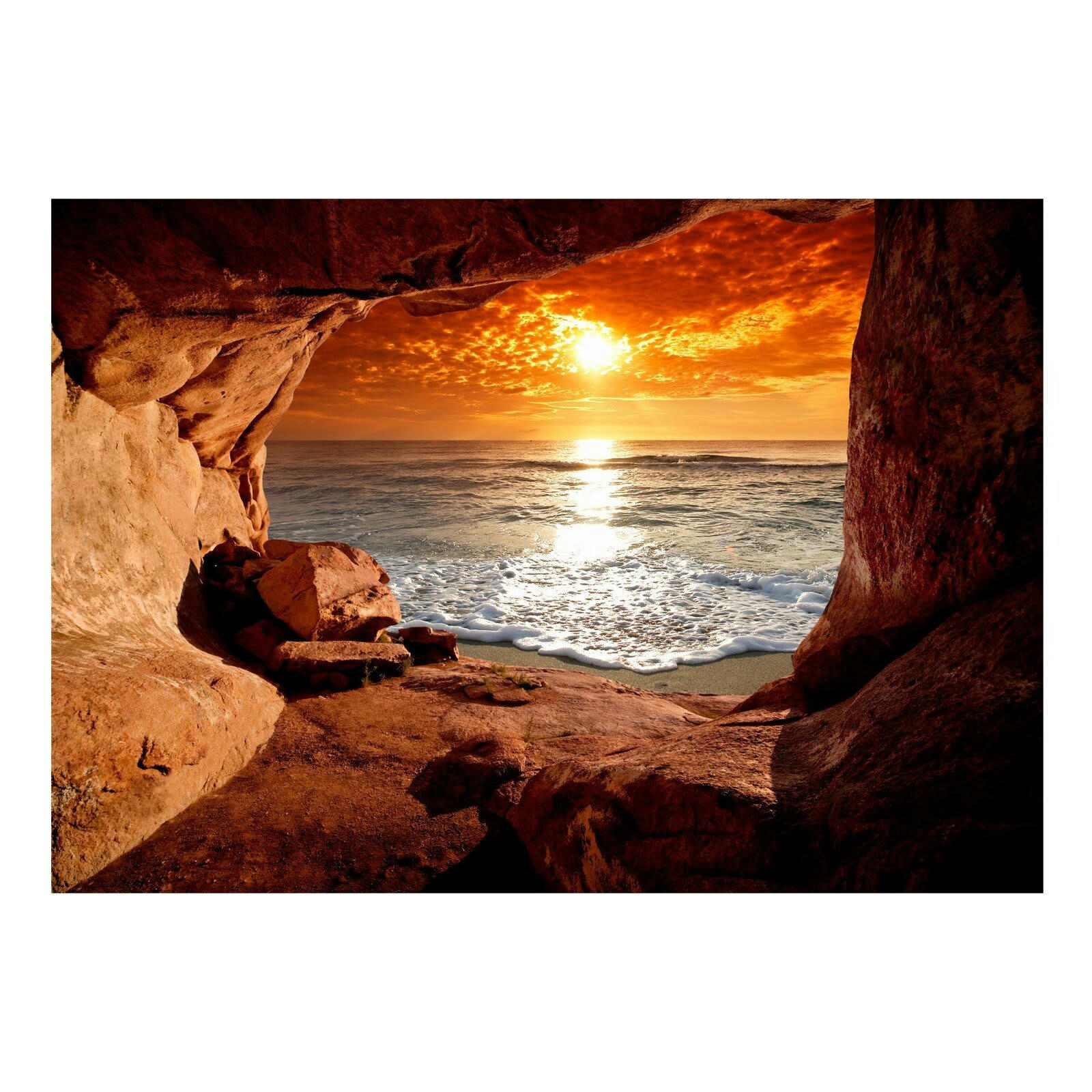 - Papier peint sortie de la grotte 350 x 245 cm