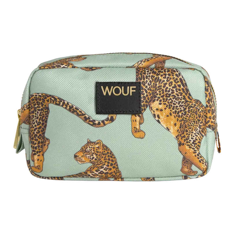 Kosmetiktasche Emerald Leopard