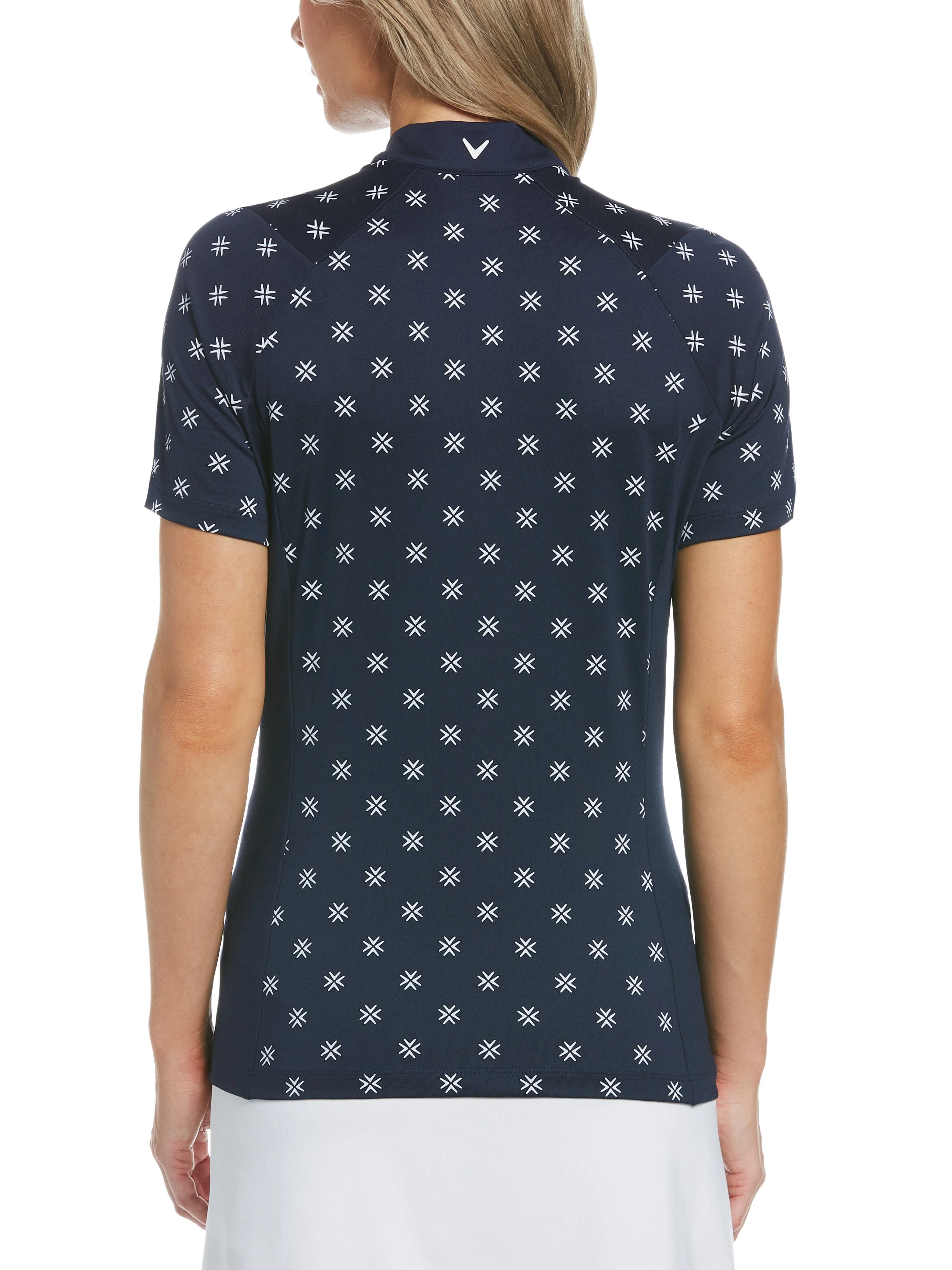 Womens Chevron Floral Print Shirt