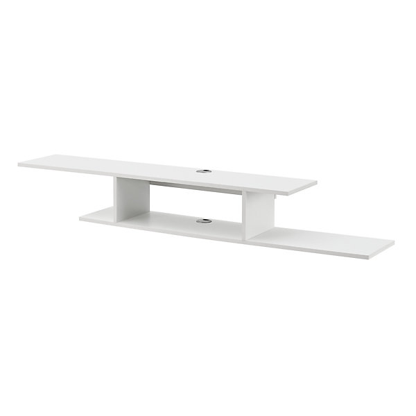 Etagère murale pour TV Stoevring 21 x 150 x 25 cm blanc en.casa