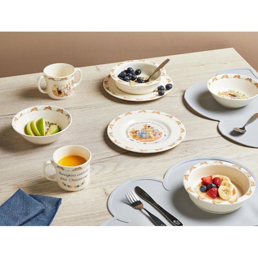 Royal Doulton Bunnykins Christening Mug & Plate 2 Piece Set