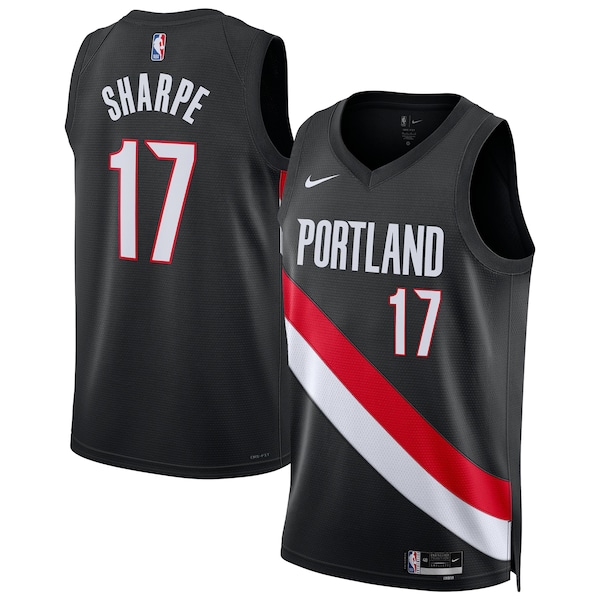 Shaedon Sharpe Portland Trail Blazers Nike Unisex Swingman Jersey - Icon Edition - Black