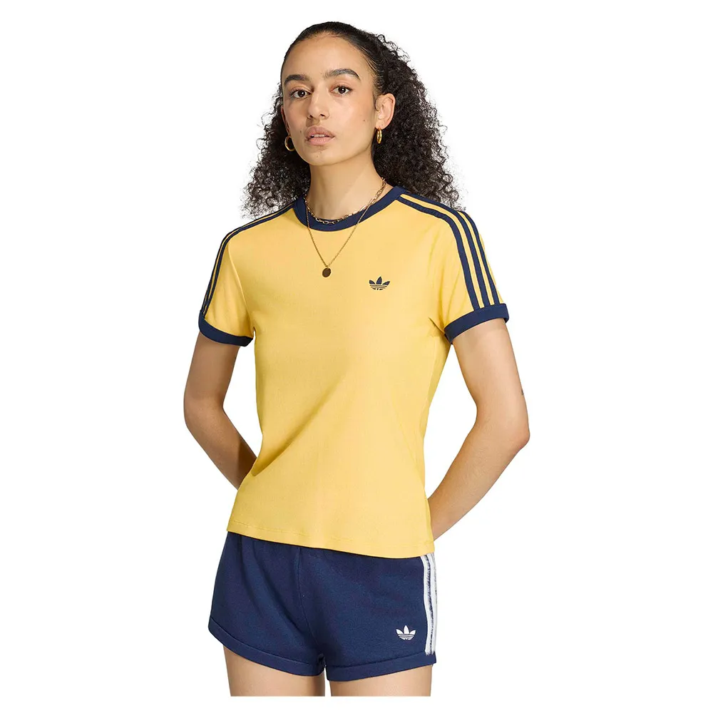 adidas Originals Heather 3 Stripes Cali short sleeve T-shirt