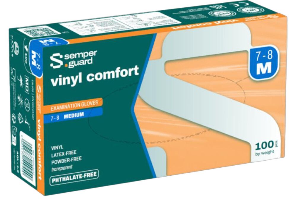 HANSKER SEMPERGUARD KOMFORT MEDIUM STL 8 100-PAKNING
