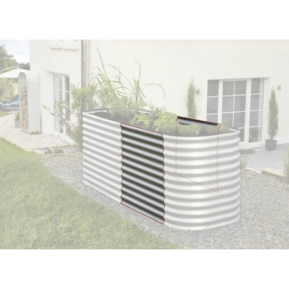 Hochbeeterweiterung »Vita 858«, BxH: 80 x 86 cm, Zincalume®