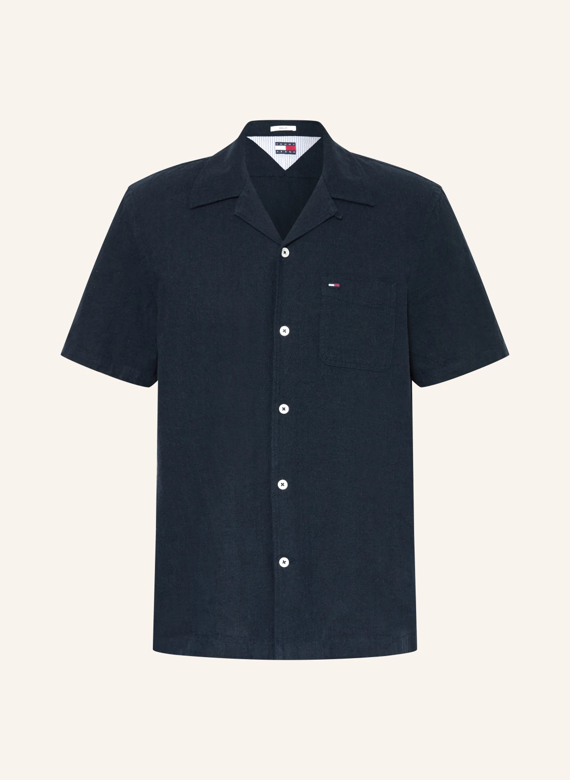 TOMMY JEANS Resorthemd Comfort Fit mit Leinen