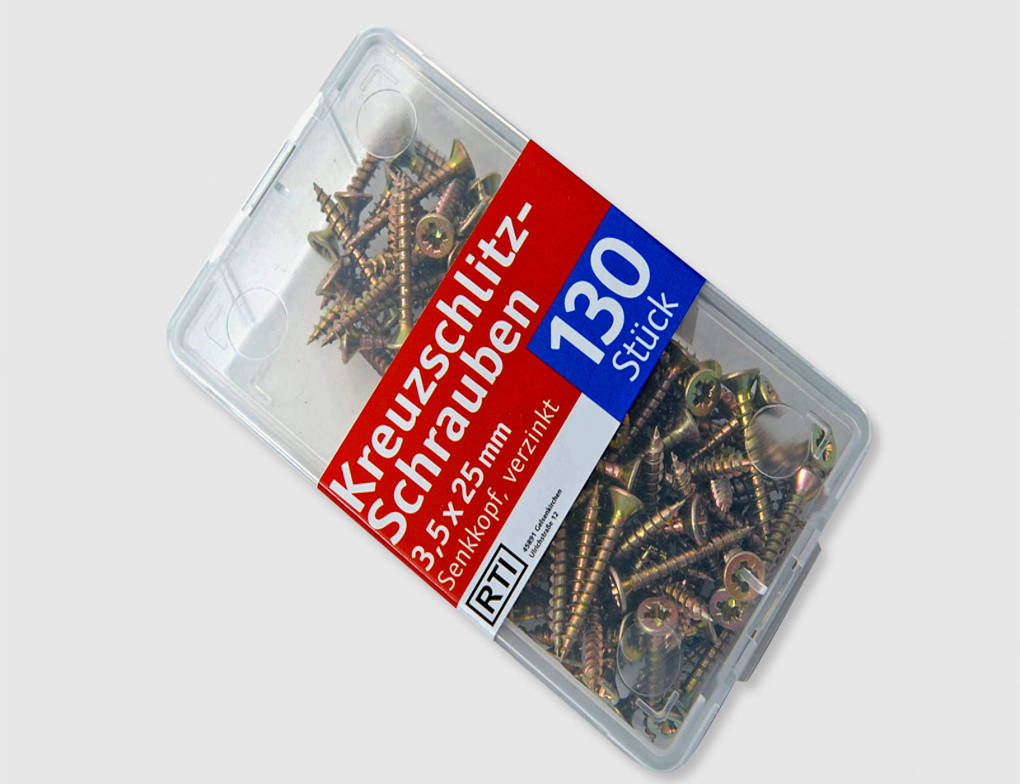 Kreuzschlitzschrauben