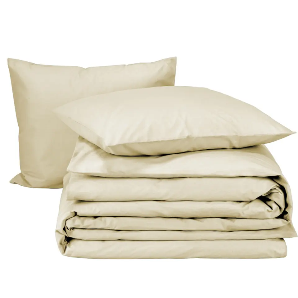 Moodit Dekbedovertrek Basil Sand - Lits Jumeaux - 240 x 220 cm - Katoen