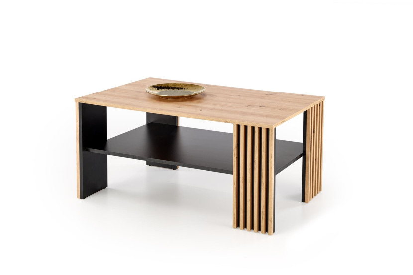 Ława FEMINA 110x65 dąb artisan/czarna