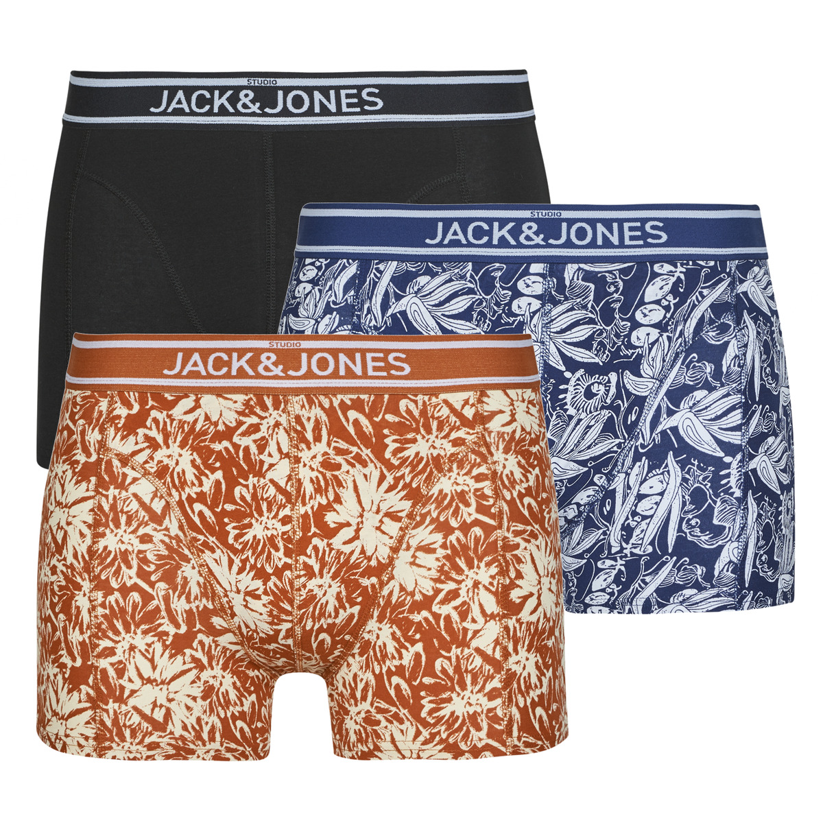 Jack & Jones - JACRETRO x3 - Multicolour