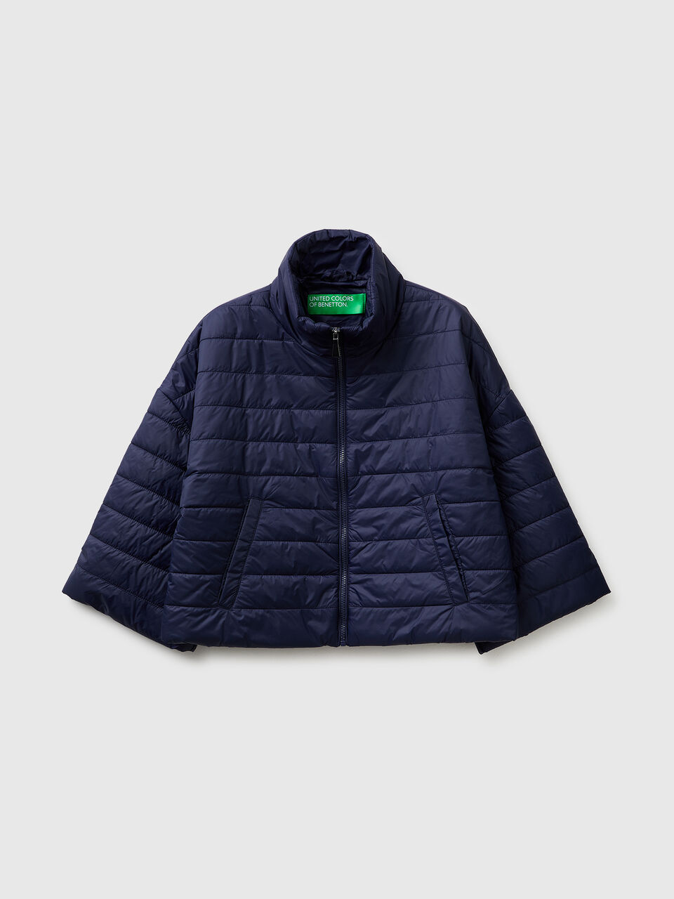 Lightweight padded jacket with 3/4 sleeves