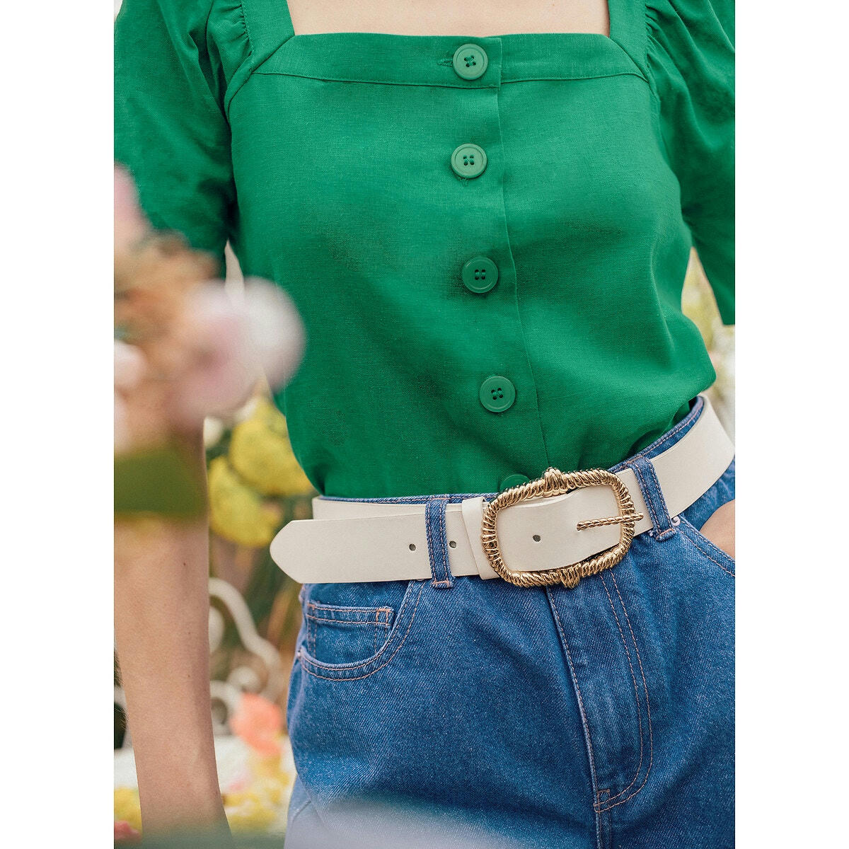 Ceinture boucle fantaisie
