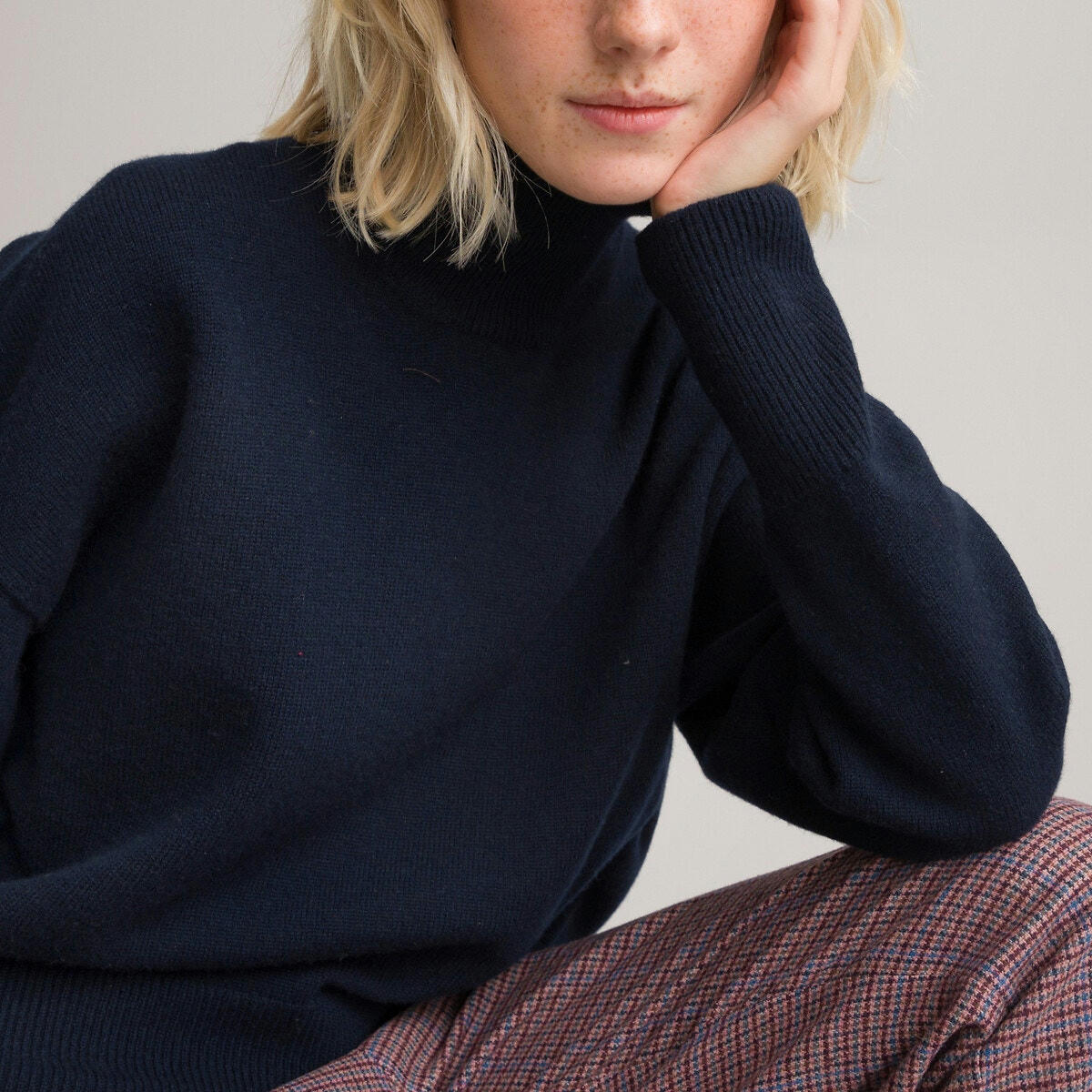 Pull Signature, laine mélangée, fabriqué en France