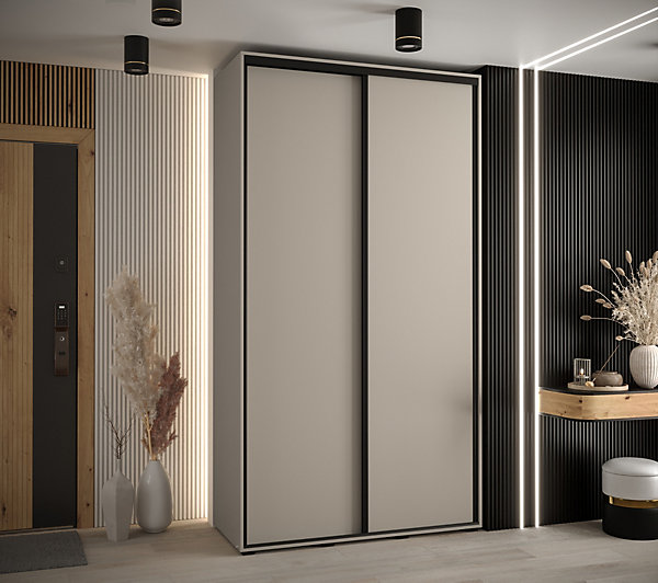 Armoire Dakota 1 a portes coulissantes 130/60/235,2portes