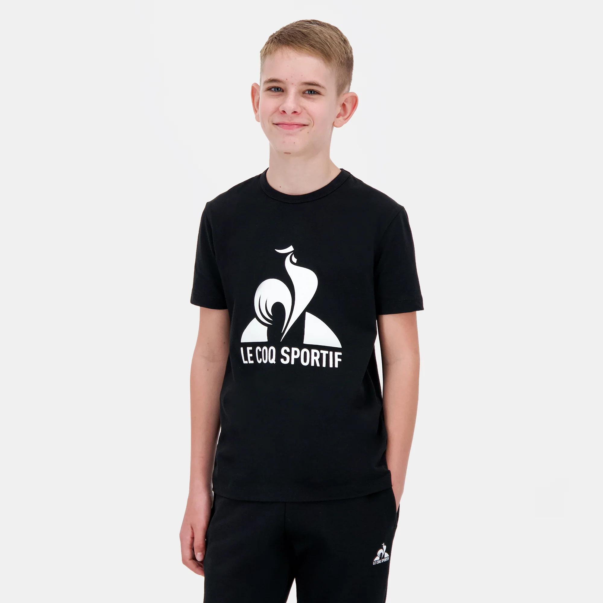2510132-ESS Tee SS N°1 Enfant black | T-shirt Enfant