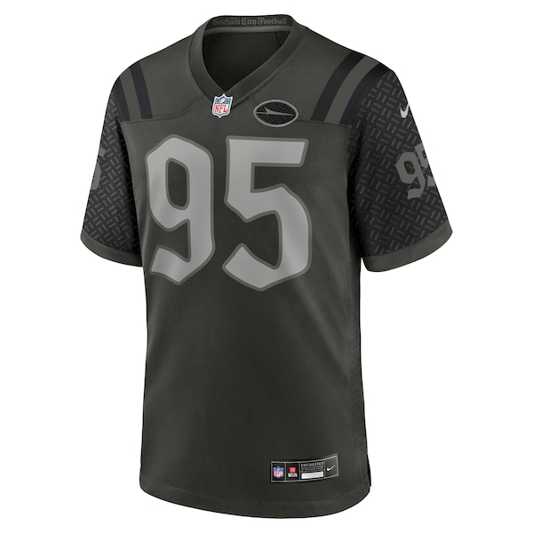Quinnen Williams New York Jets Nike 2025 Rivalries Collection Game Jersey - Gotham Green
