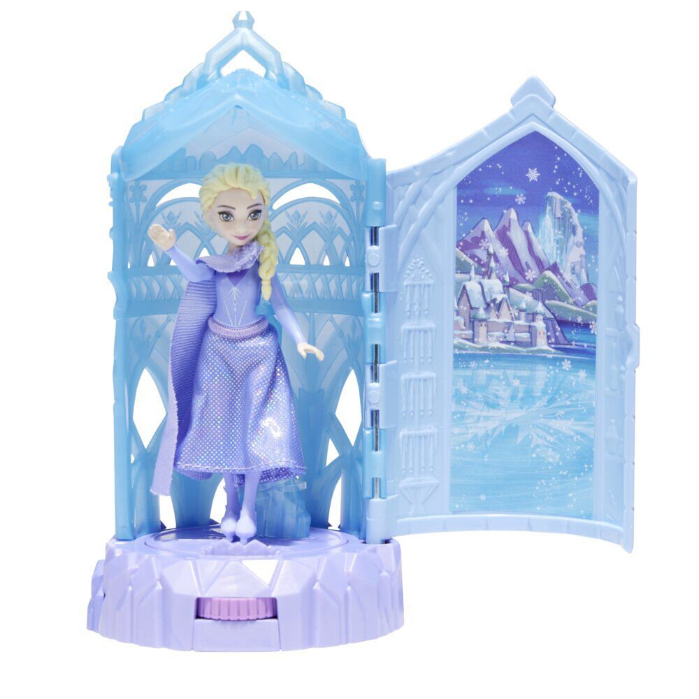 Poupée tourelle reine des neiges Frozen Ø7,5xH16cm (3 modèles)