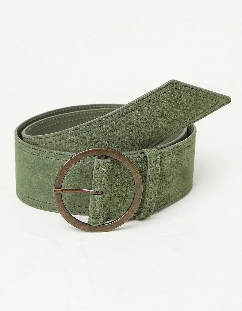 Wide Suede Belt