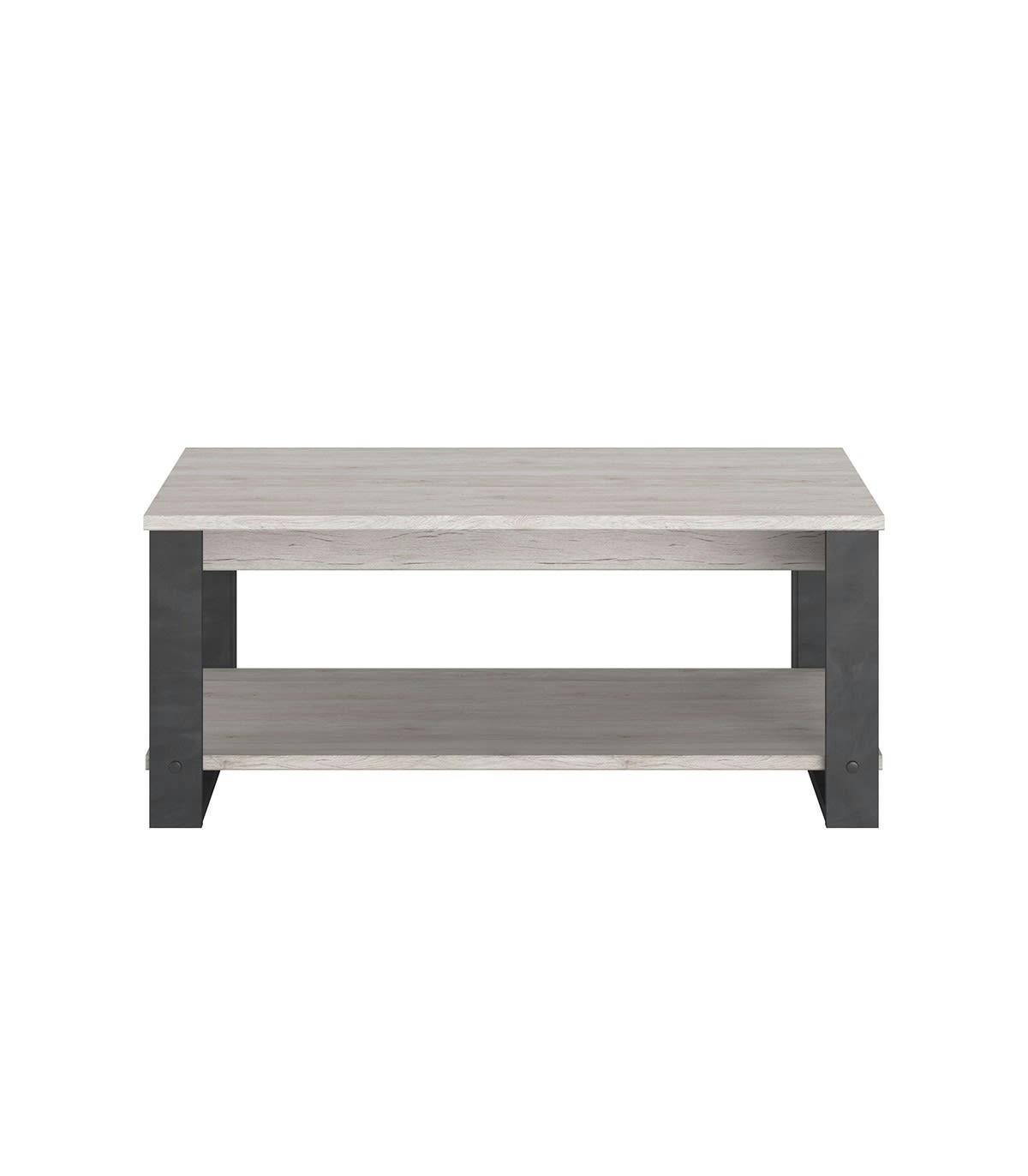 JULES - Table basse avec tablette - L110 x H47 cm