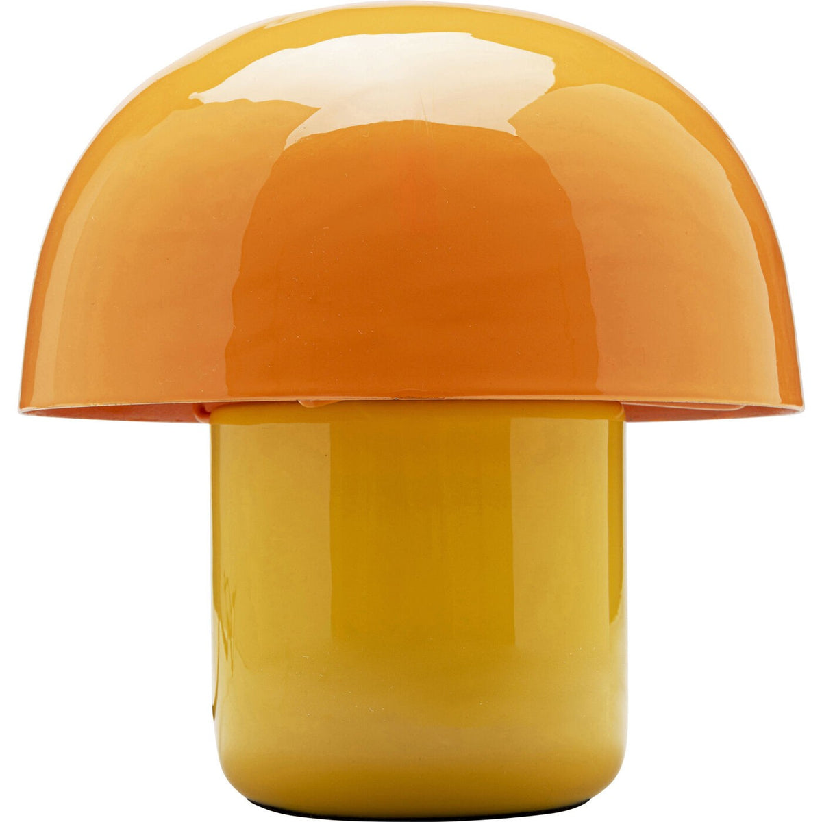 Kare Design Tafellamp Mushroom - 20cm - oranje en geel