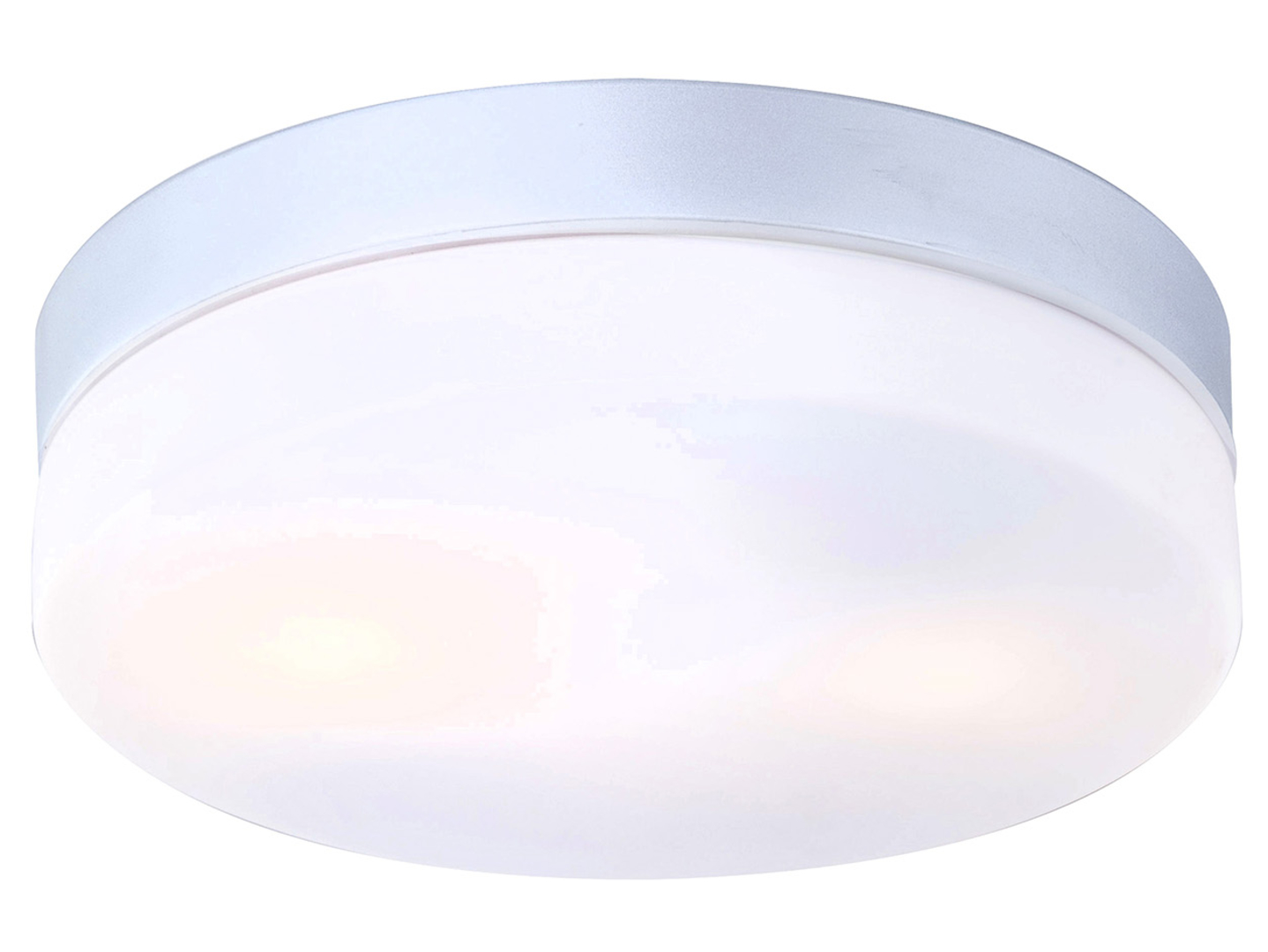 Plafon zewnętrzny Vranos 24 cm aluminiowy biały