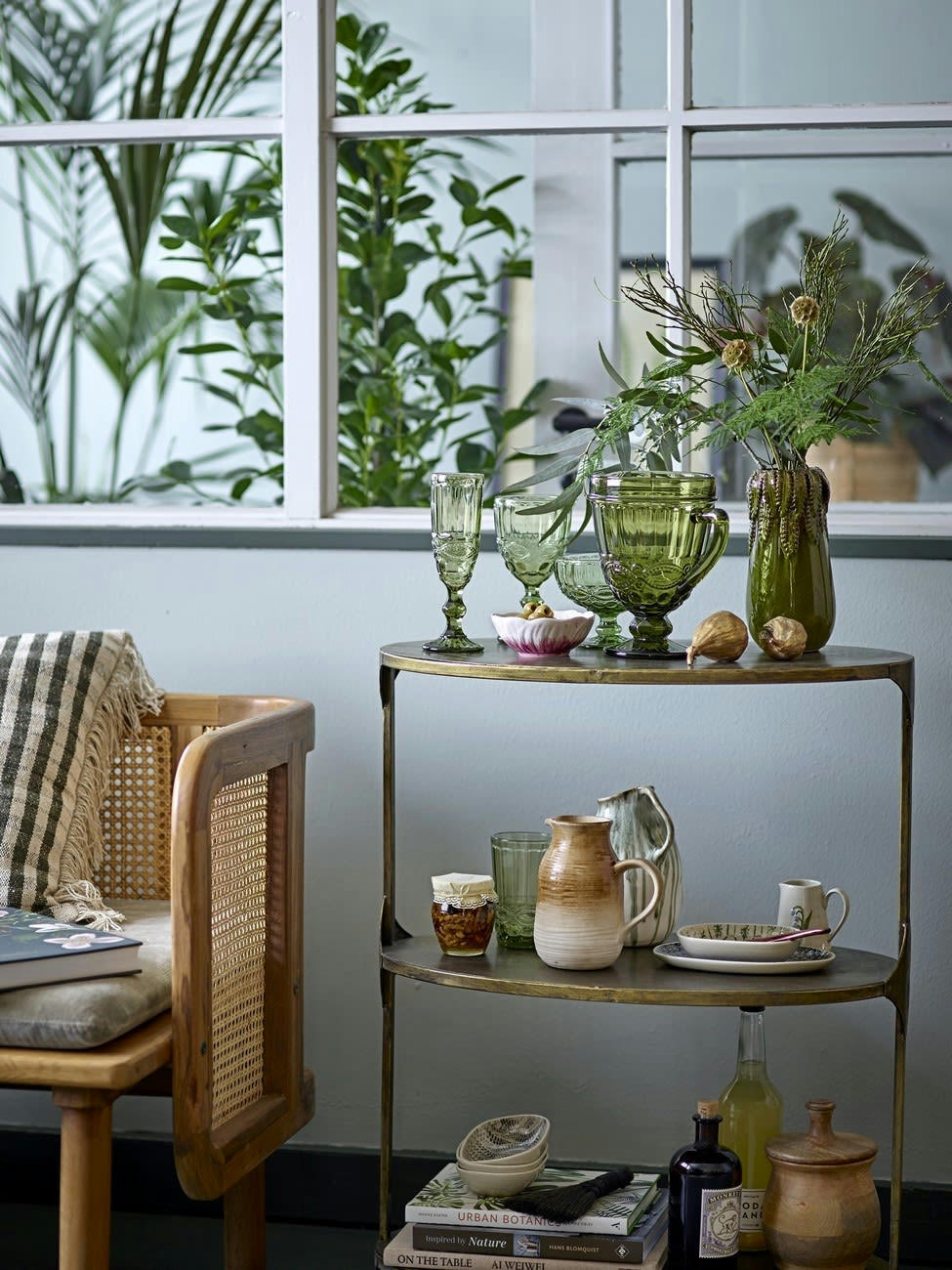 - Coussin Coton Vert 45X45