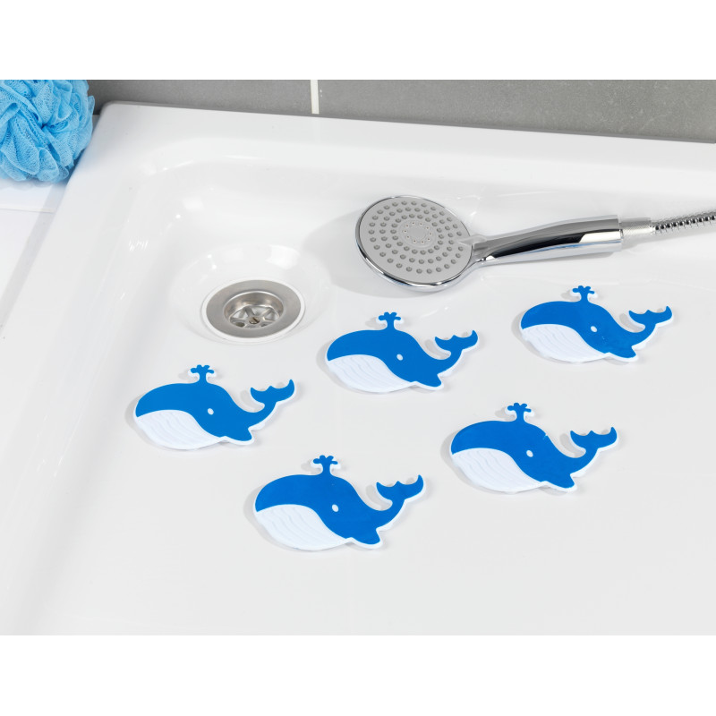 Sticker antidérapant Baleine 5 pièces WENKO
