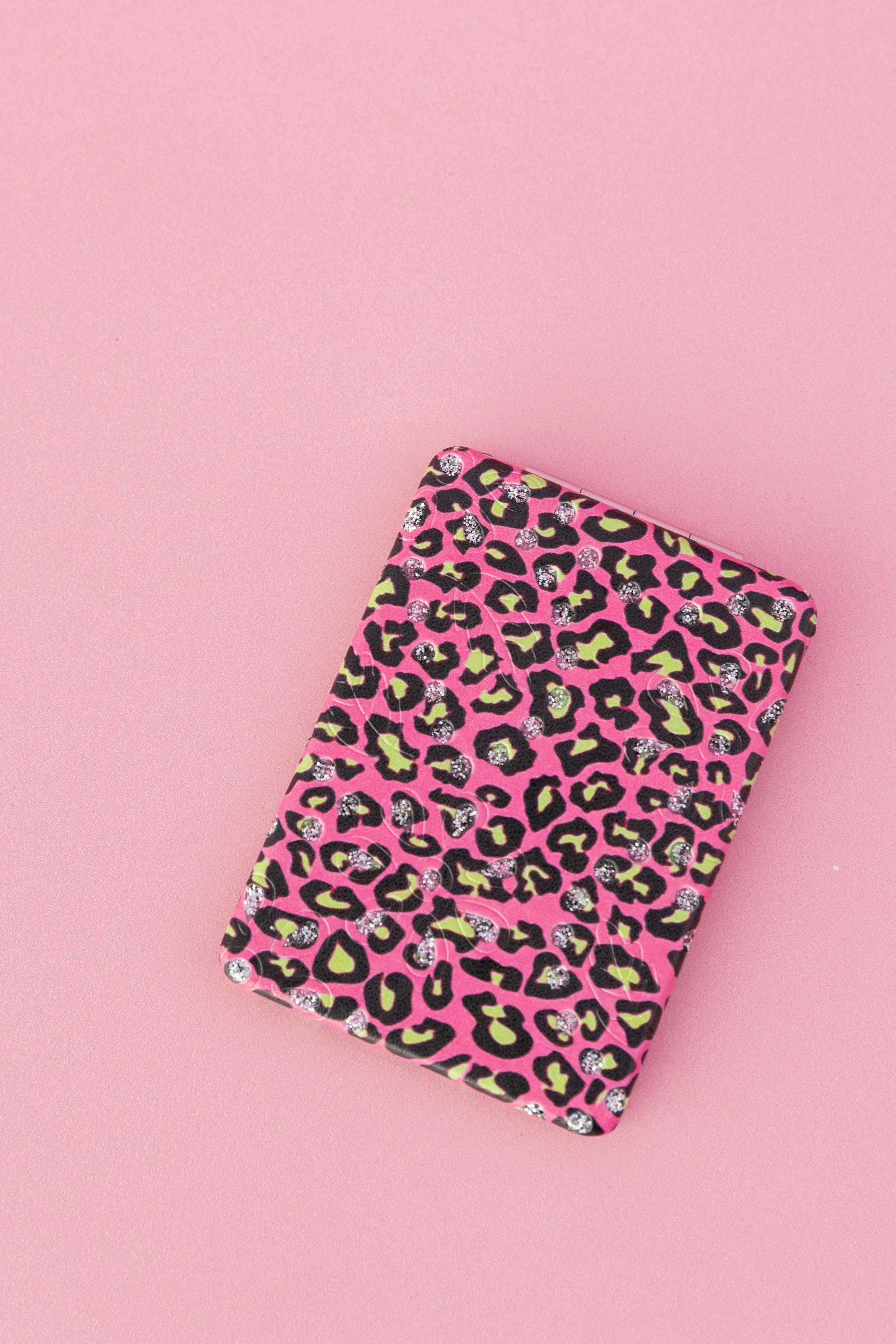 Pocket Mirror in Vibrant Leopard
