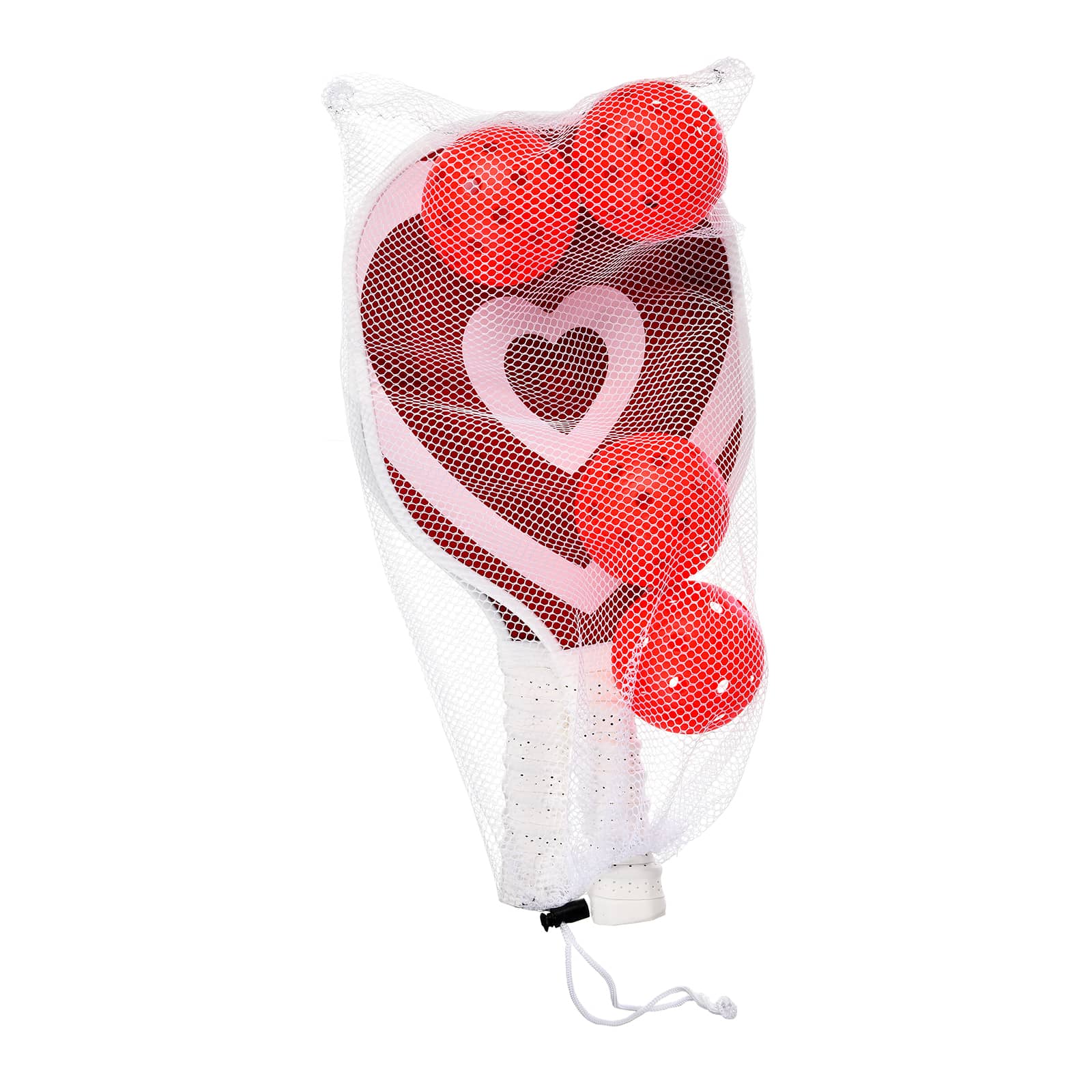 Paddle Ball-Spiel Herz Pink