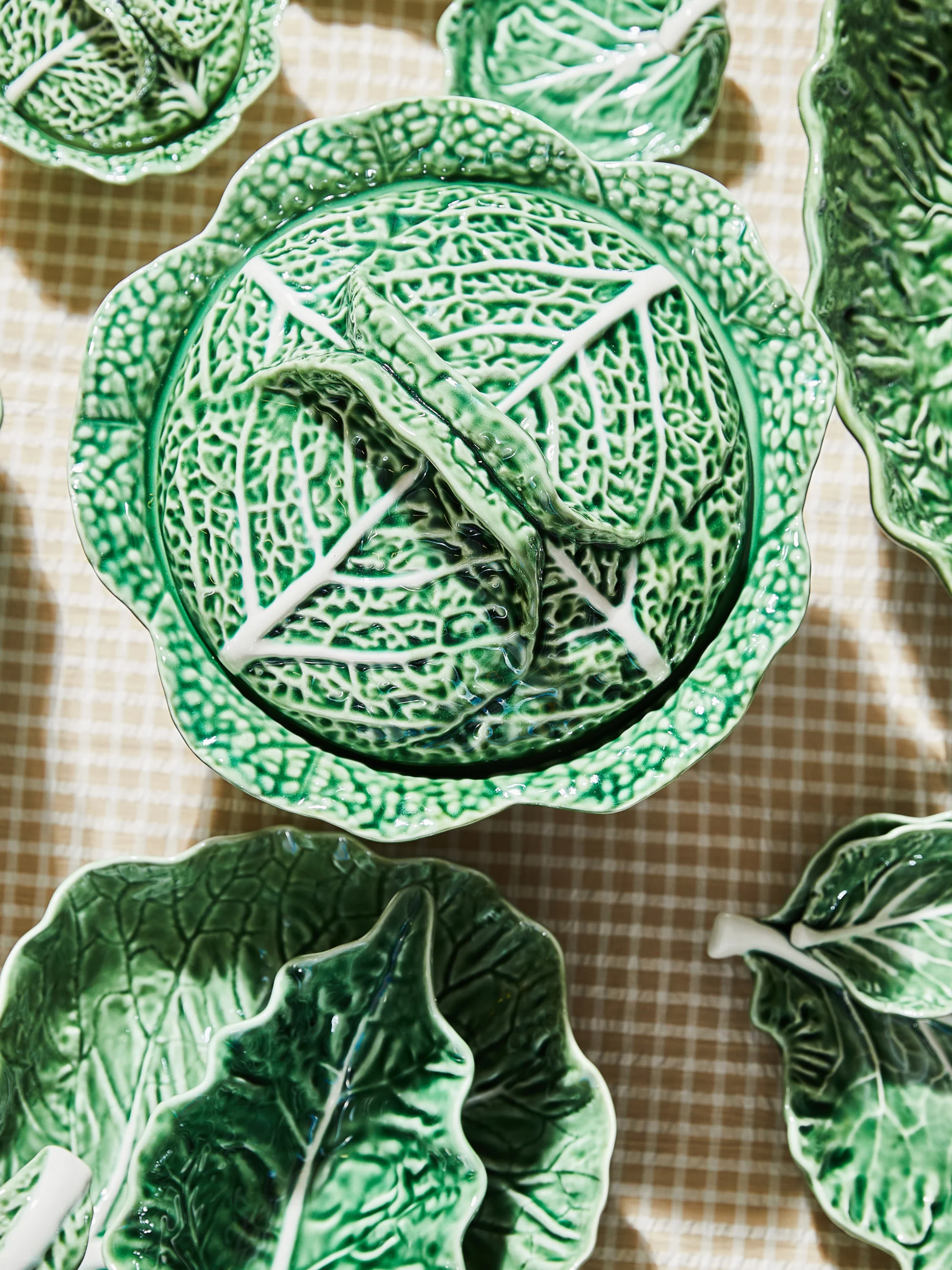 Servierplatten Cabbage, 2er-Set