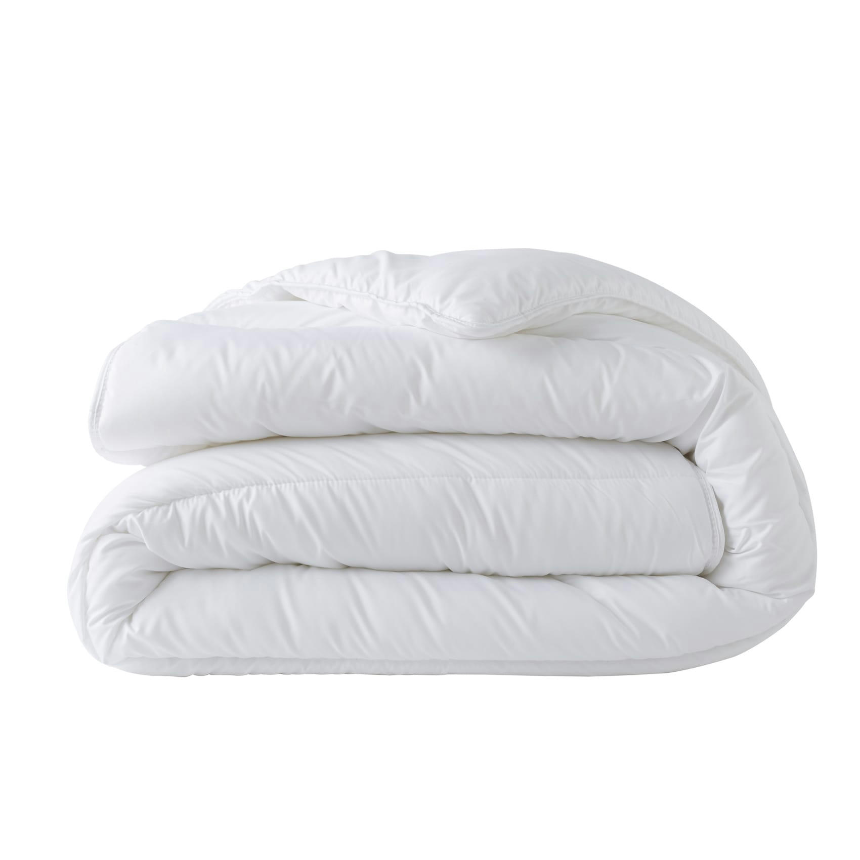 - Couette avec traitement rafraichissant microfibre blanc 260x240 cm