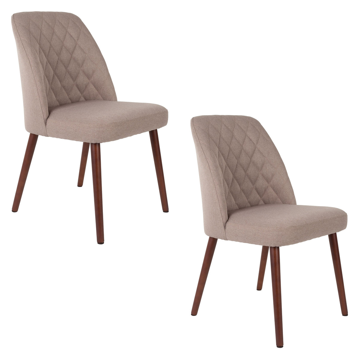 Housecraft Living Conway Eetkamerstoelen Beige - Set van 2