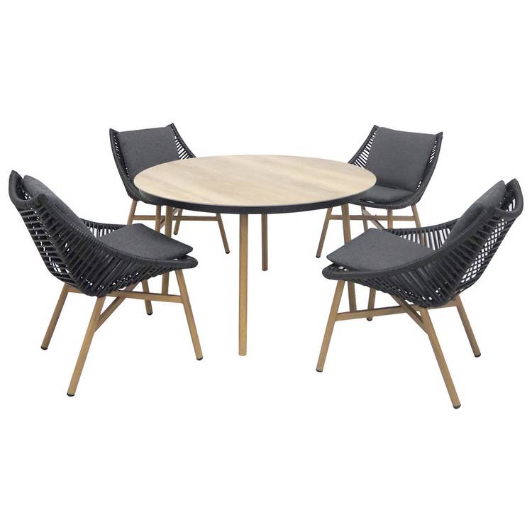 Norfolk Leisure Keswick 4 Seater Rattan Effect Patio Set
