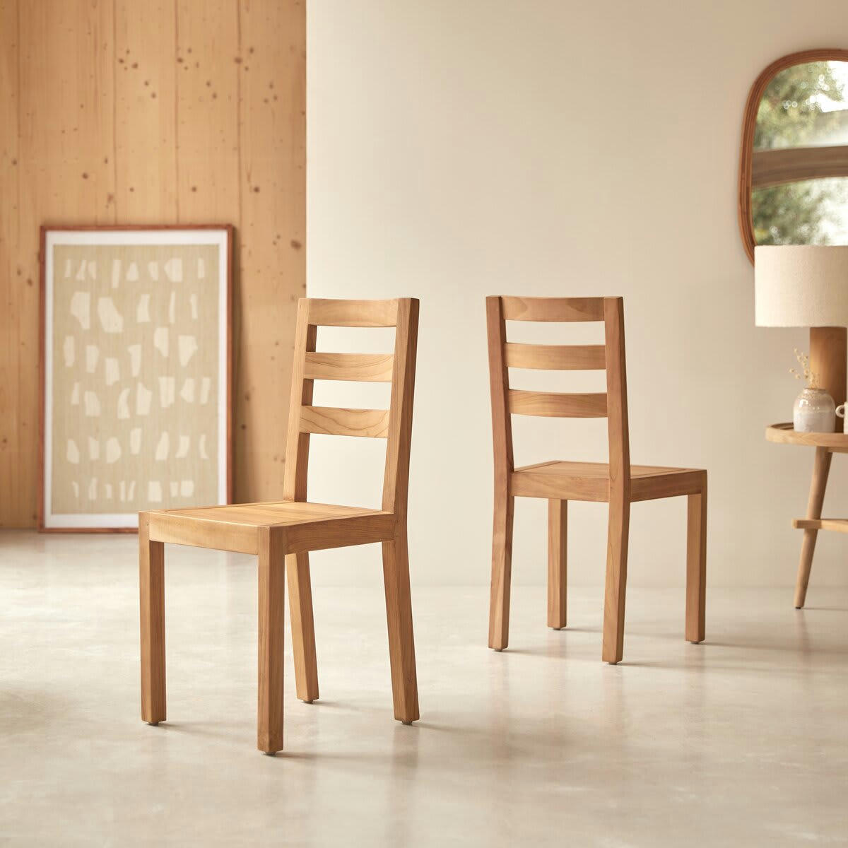 ALTO - Chaise en teck massif